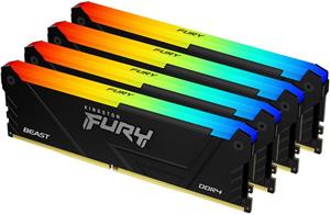 Kingston Fury Beast DDR4 32GB 2666MHz DIMM CL16 4x8GB RGB