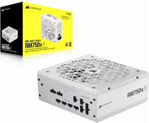 Napajanje Corsair RM750x Shift White, 750 Watt80 PLUS GOLD Certified, Fully Modular Power Supply