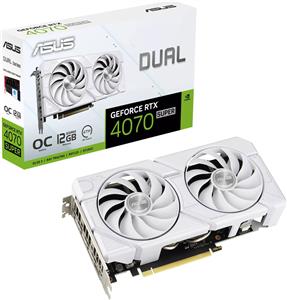 ASUS DUAL-RTX4070S-O12G-EVO-WHITE 12GB GDDR6X HDMI DP