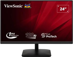 ViewSonic Monitor VA2408-MHDB 24” 1920x1080, IPS, 100Hz, VGA, HDMI, DP, USB HUB