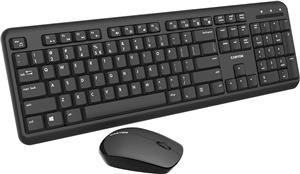 CANYON SET-W20 EN/AD Keyboard+Mouse Velvet Wireless Black