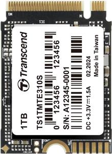 Transcend 1TB, M.2 2230,PCIe Gen4x4, NVMe, 3D TLC, TS1TMTE310S