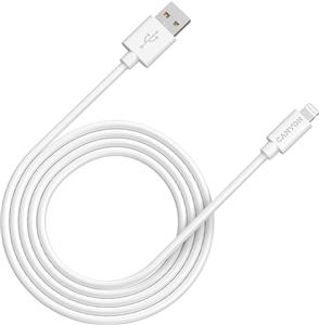 CANYON cable MFI-12 USB-A to Lightning 2m White