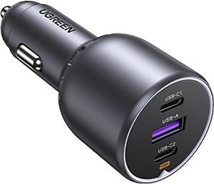 Ugreen 130W 3-Port Car Charger