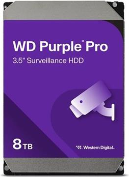 HDD AV WD Purple Pro (3.5'', 8TB, 256MB, 7200 RPM, SATA 6 Gb/s) WD8002PURP