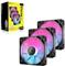 CORSAIR iCUE Link RX120 RGB Triple Starter Kit - case fan