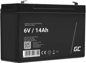 Green Cell Ersatzbatterie AGM34 6V/14Ah