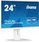 61cm/24" (1920x1080) Iiyama ProLite XUB2497HSN-W1 16:9 FHD IPS HDMI DP USB-C Speaker Pivot White