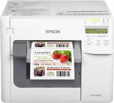 Epson TM-C3500 (012CD) Farb-Etikettendrucker USB LAN 360dpi 104mm