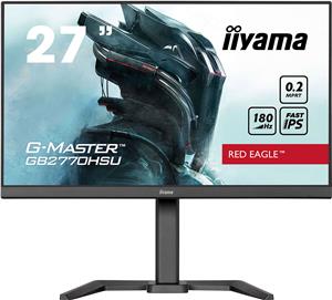 IIYAMA Monitor LED GB2770HSU-B6 27" Fast IPS 1920 x 1080 @180Hz 300 cd/m2 0.2ms HDCP HDMI DP 4xUSB 3.2 Speakers	2 x 2W swivel, tilt, pivot (rotation both sides)