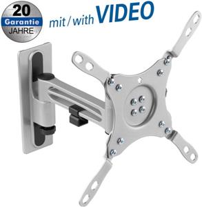 Transmedia TV wall mount for motorhomes caravans, 13"-43", 236mm