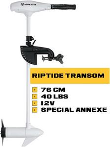 Krmeni motor Minn Kota Riptide Transom 40 lbs, 76cm (30") osovina, 12V, 1363841