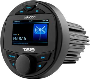 Marine radio DS18, MRX100, 4x50W RMS, LCD 3", Color TFT, BT, RDS, 2 zone, 4V izlaz