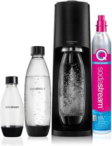 SodaStream Terra crni s 3 boce