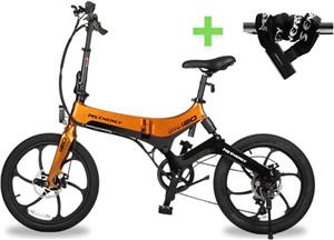 MS ENERGY eBike i20 Orange Black + SL-10