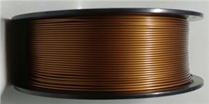 PLA filament 1.75 mm, 1 kg, red copper filled