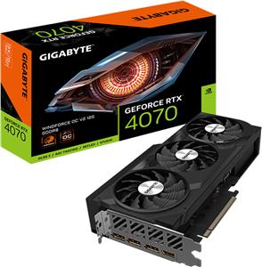 GIGABYTE Video Card NVIDIA GeForce RTX 4070 V2 WINDFORCE OC 12GB, GDDR6X 12GB/192bit, PCI-E 4.0, 1x HDMI, 3x DP, Retail