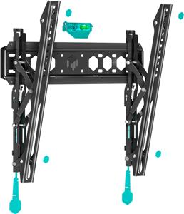 ONKRON Tilting TV Wall Mount for 35 to 65-inch Flat Panel TVs Digital Panels 60 kg TM5 Black