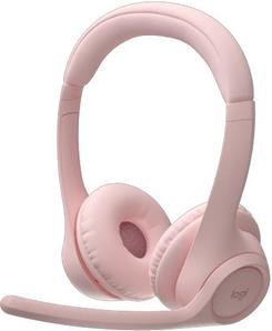 Headset Logitech Zone 300, Bluetooth, Pink