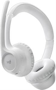 Headset Logitech Zone 300, Bluetooth, White