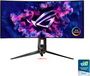 Monitor 34" (87 cm) WQHD OLED 240Hz, Curved, HDR10, 2x HDMI, DisplayPort, USB-C DP Alt, USB, SPDIF, ASUS ROG Swift PG34WCDM