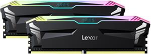 RAM DDR4 16GB Kit (2x 8GB) PC4-28800 3600MT/s CL18 1.35V, XMP, Lexar ARES RGB Black