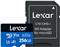 Micro SDXC card Lexar High-Performance 633x, 256GB, 100MB/s, U3, V30, A1, UHS-I, w/ adapter