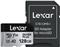 Micro SDXC card Lexar Professional SILVER Plus, 128GB, 205MB/s, U3, V30, A2, UHS-I, w/adapter