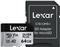 Micro SDXC card Lexar Professional SILVER Plus, 64GB, 205MB/s, U3, V30, A2, UHS-I, w/adapter