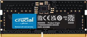 Crucial 8GB DDR5-5200 SODIMM CL42 (16Gbit), CT8G52C42S5