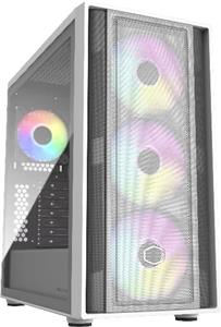 Case Cooler Master MasterBox 600, ATX, Midi-Tower, ARGB, Tempered Glass, White