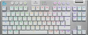 Keyboard Logitech G915 X LIGHTSPEED TKL, GL Tactile, Wireless, White, SLO g.