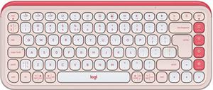 Keyboard Logitech POP Icon Keys, Bluetooth, Off-White/Rose, SLO g.