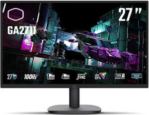 Monitor 27" (69 cm) WQHD, IPS 100Hz HDR10, 2xHDMI, DisplayPort, Speakers, Cooler Master GA2711