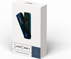 Ledger Nano X Crypto hardware wallet, Sapphire Blue