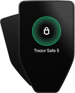 Trezor Safe 5, Crypto hardware wallet, USB-C, Black Graphite