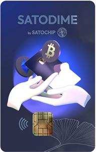 Satochip Satodime, cold storage smart card for crypto, NFC