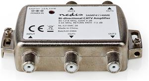 Antensko pojačalo NEDIS SAMP41148ME, 4 izlaza, Gain 9 dB, 85 - 1218 MHz