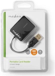 Čitač memorijskih kartica NEDIS CRDRU2300BK, Multicard, USB 2.0