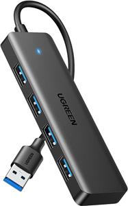 USB HUB UGREEN, USB 3.0 A, 4-portni USB 3.0, sivi