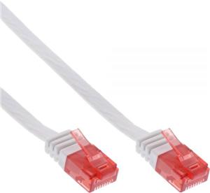 Kabel HQ 71600W, Patch, CAT6, UTP, bijeli plosnati, 10m