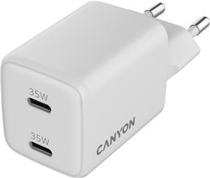 CANYON charger CU35CC GaN 35W 2xPD EU White