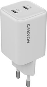 CANYON charger CU45CC GaN 45W 2xPD EU White