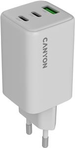 CANYON charger CU65ACC GaN 65W 2xPD 1xQC EU White