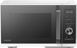 3-in-1 Microwave Oven with Grill and Combination Hob, 26 Litres, Rotating Plate with Storage, Timer, Built-in LED Lights, 900 W, Grill 1000 W, Pizza Programme, White, Product dimensions: 442*368*260