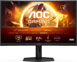 AOC C27G4ZXU 27" 280Hz curved gaming monitor