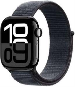 Apple Watch Series 10 GPS 42mm Jet Black Aluminium Case with Ink Sport Loop