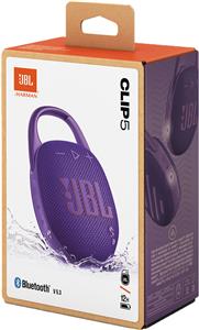 JBL Clip 5 prijenosni Bluetooth zvučnik, ljubičasti, JBLCLIP5PUR