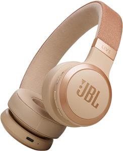 JBL Live 670NC Bluetooth wireless headphones, sand