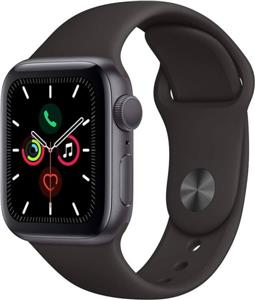 Refurbished Apple Watch Series 5 (2019), 44mm, GPS Cellular, Space Black Stainless Steel